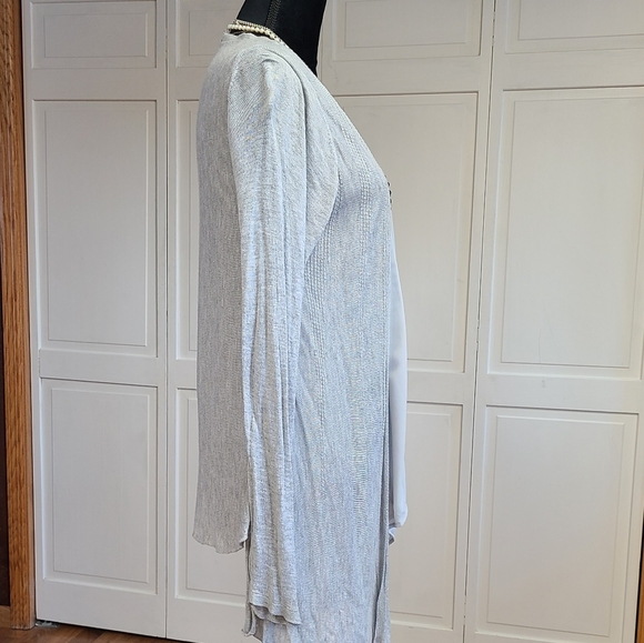 Simply Vera large women's gray dressy cardigan - Picture 5 of 7